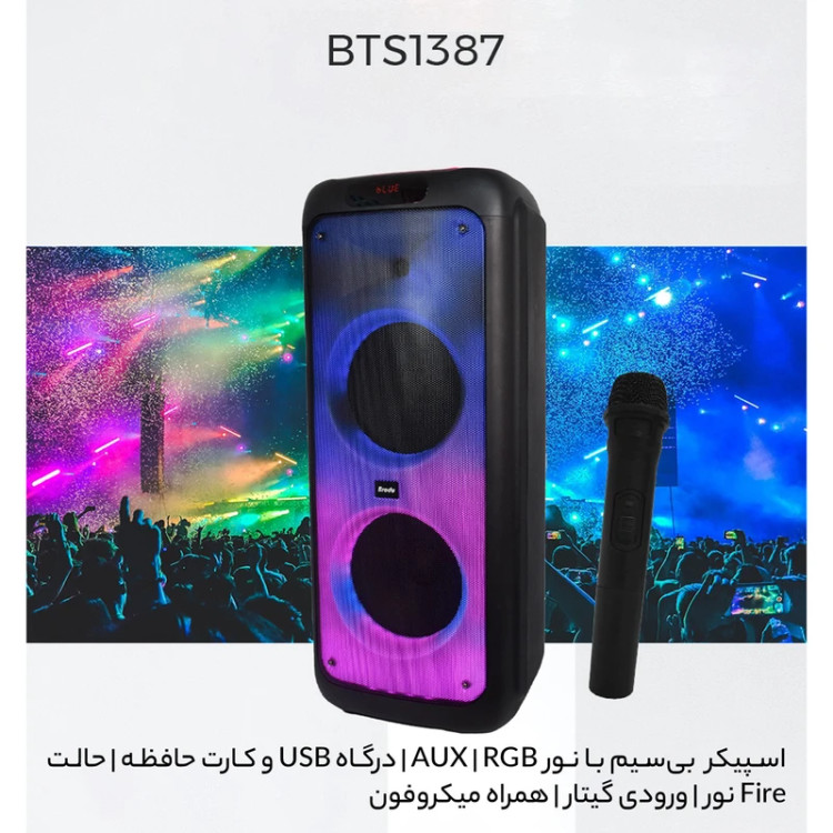 اسپیکر پارتی باکس bts 1387