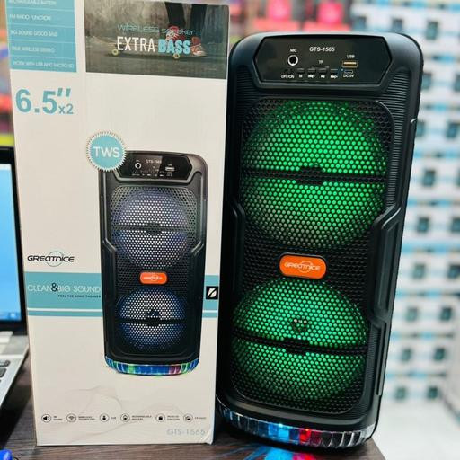 اسپیکر بلوتوثی قابل حمل GTS مدل 1565