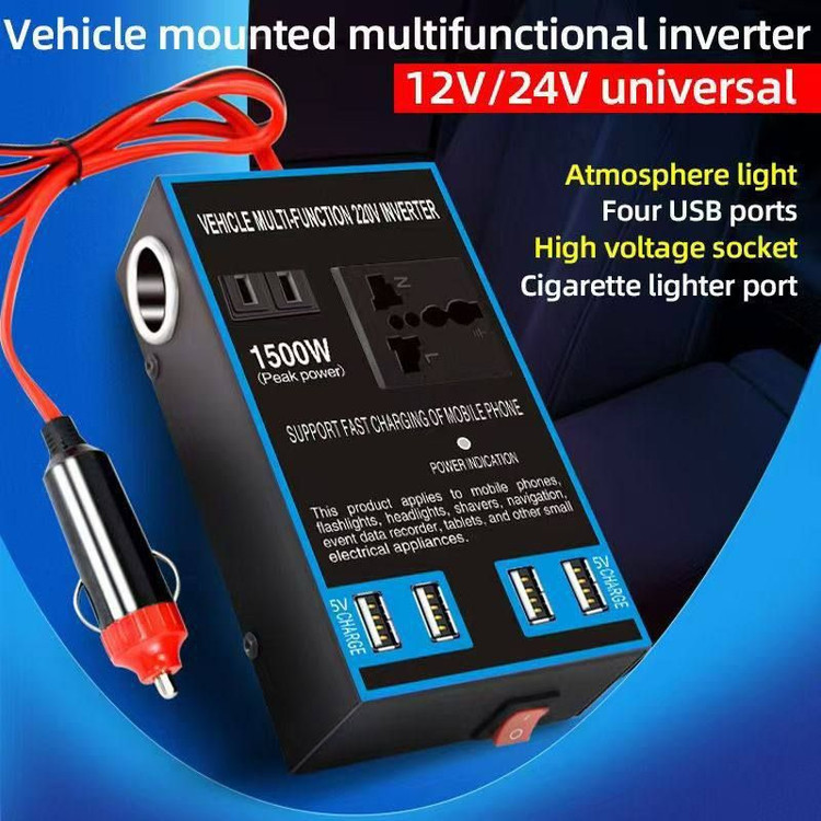اينورتر برق خودرو 12vبه220v مدل Red