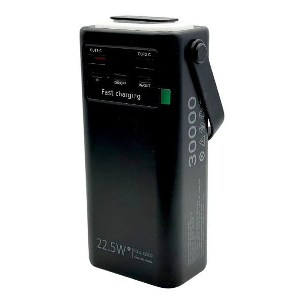 پاوربانک اوالی مدل T30000 ظرفیت 30000 میلی آمپر ساعت