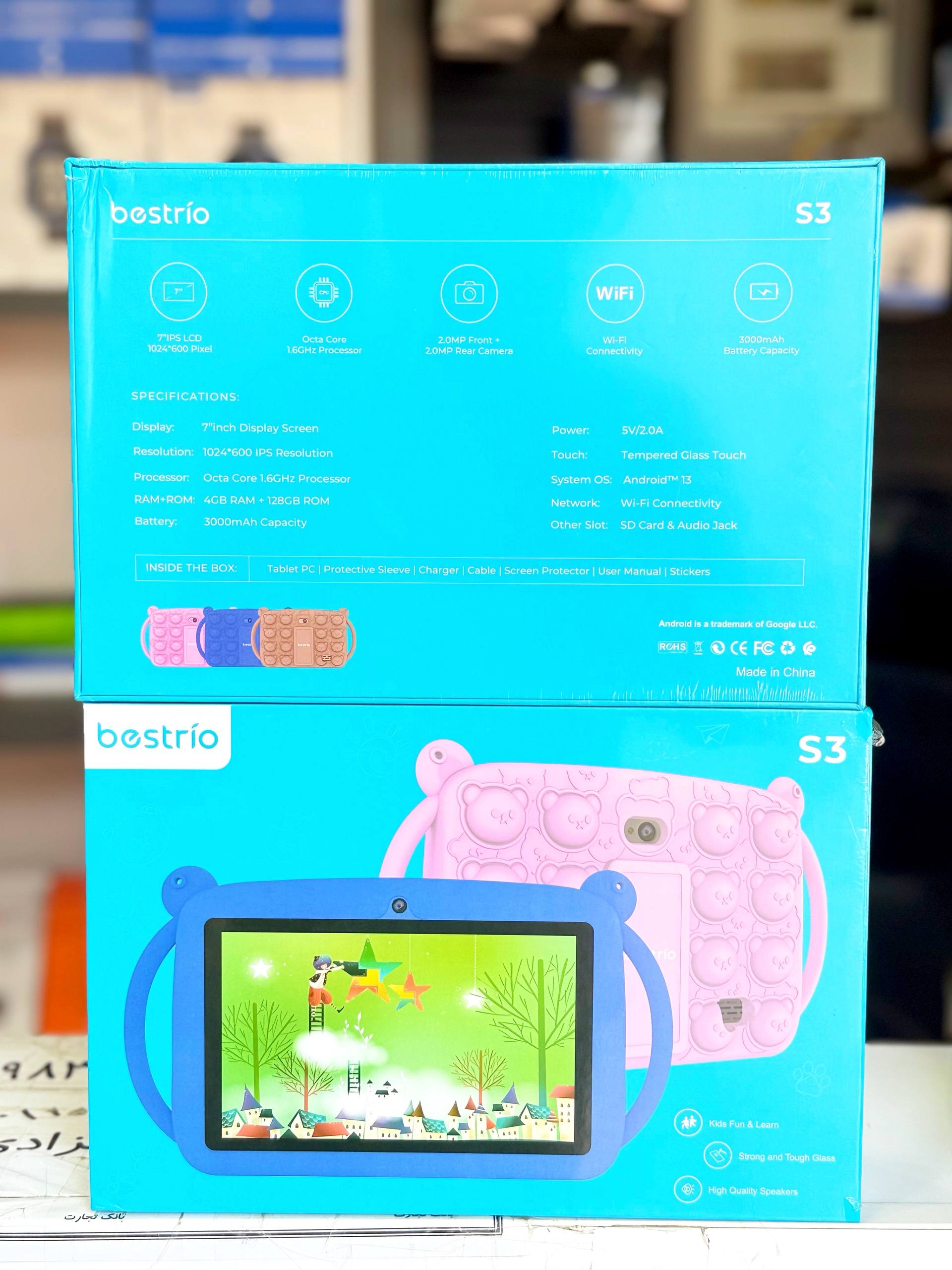 تبلت کودک Bestrio S3 Kids ضد ضربه