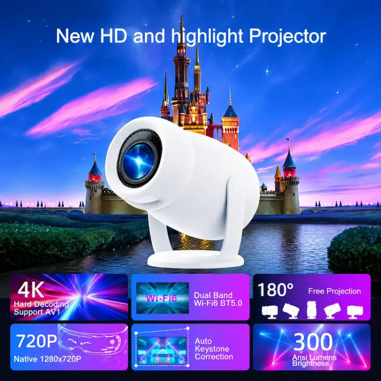 ویدئو پروژکتور HY400 Smart Mini Projector