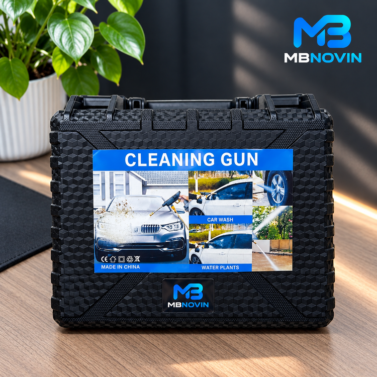 کارواش و سم پاش شارژی سه حالته تفنگی پرتابل مدل Cleaning Gun