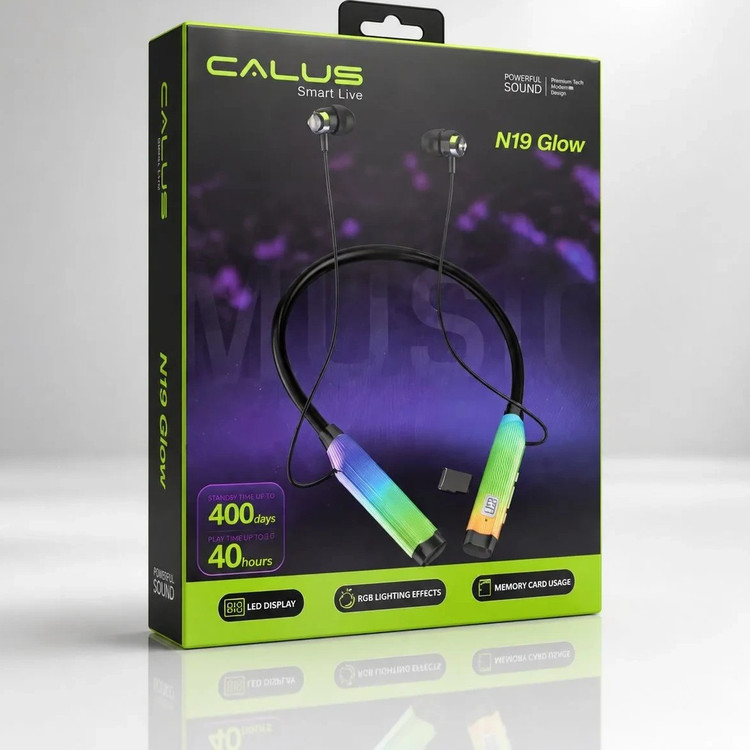 هندزفری گردنی Calus مدل N19 Glow