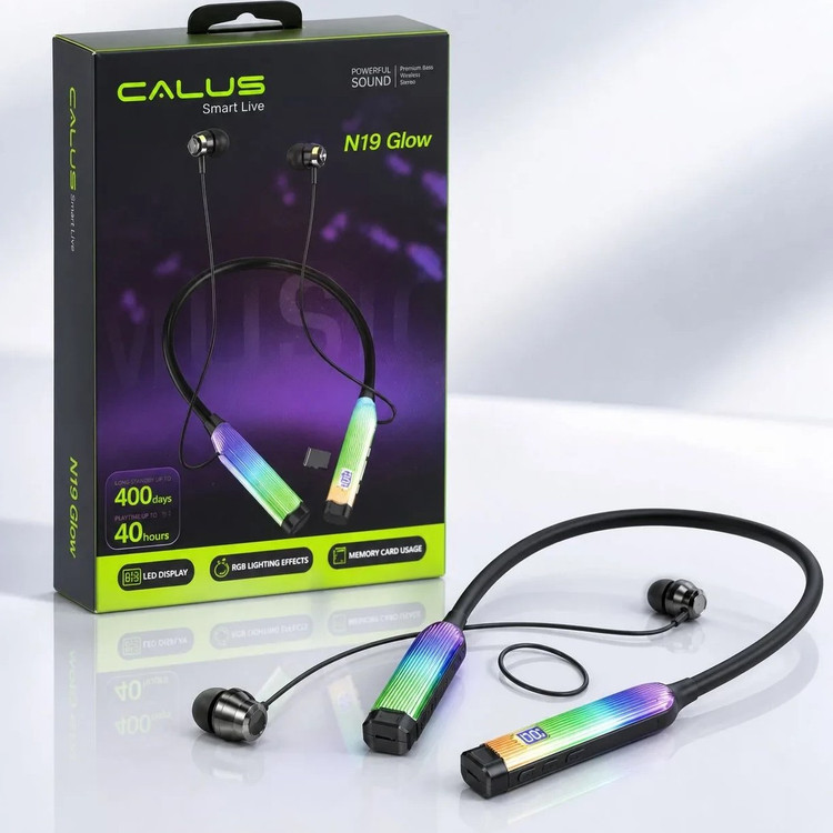 هندزفری گردنی Calus مدل N19 Glow