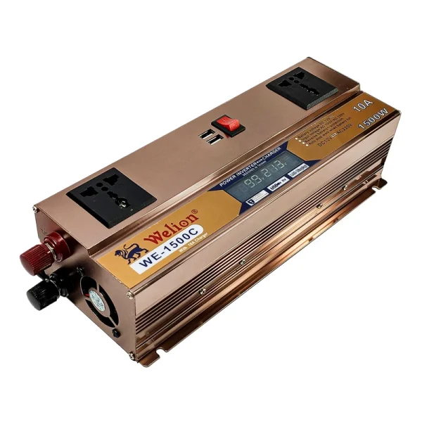 اینورتر شارژر ویلیون مدل WE-1500C10AMP ظرفیت 1500 وات