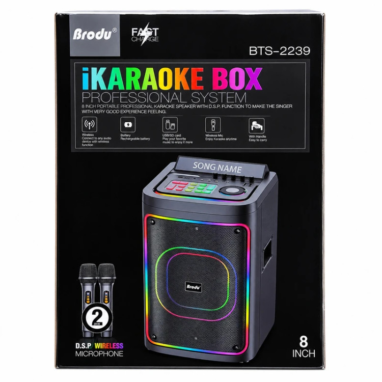 اسپیکر بلوتوثی قابل حمل برودو مدل BTS-2239